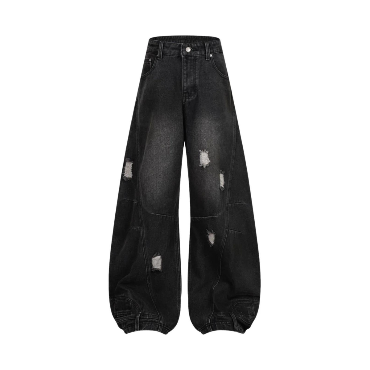 Oversized Distressed Jeans