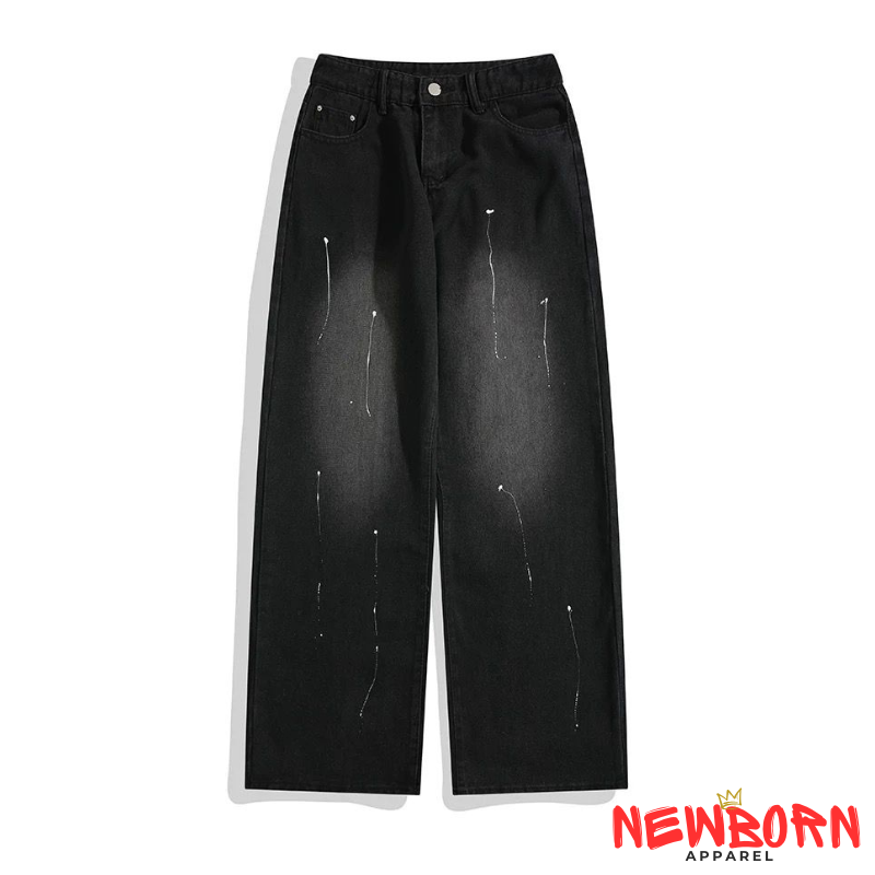 Noir Drip Jeans
