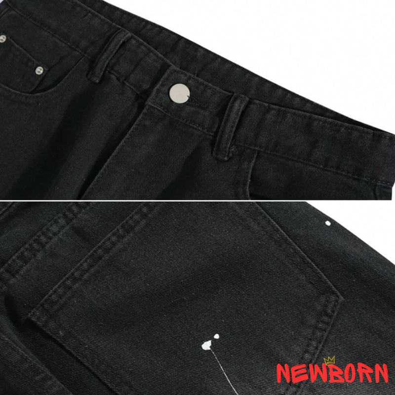 Noir Drip Jeans