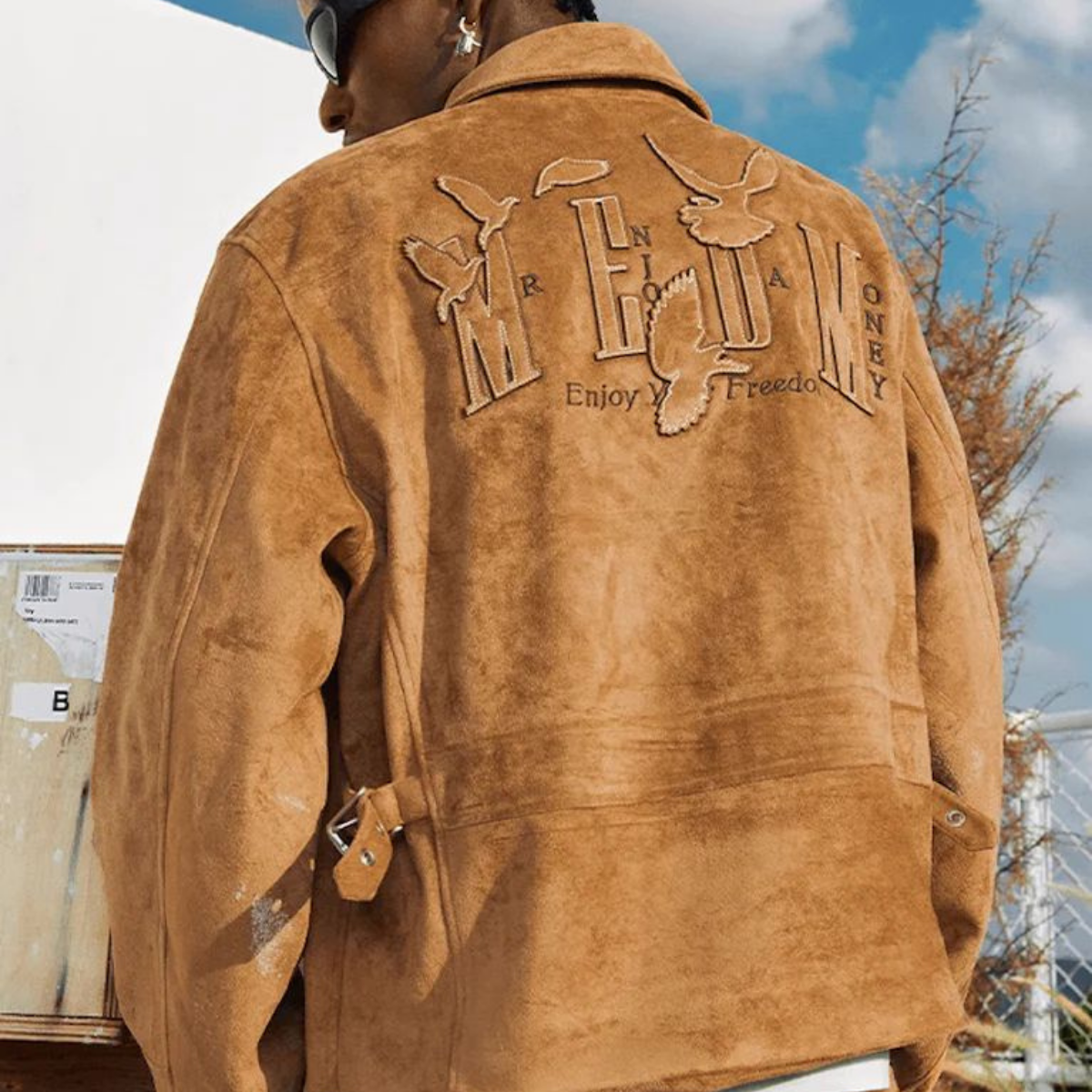 Peace Doves Leather Jacket