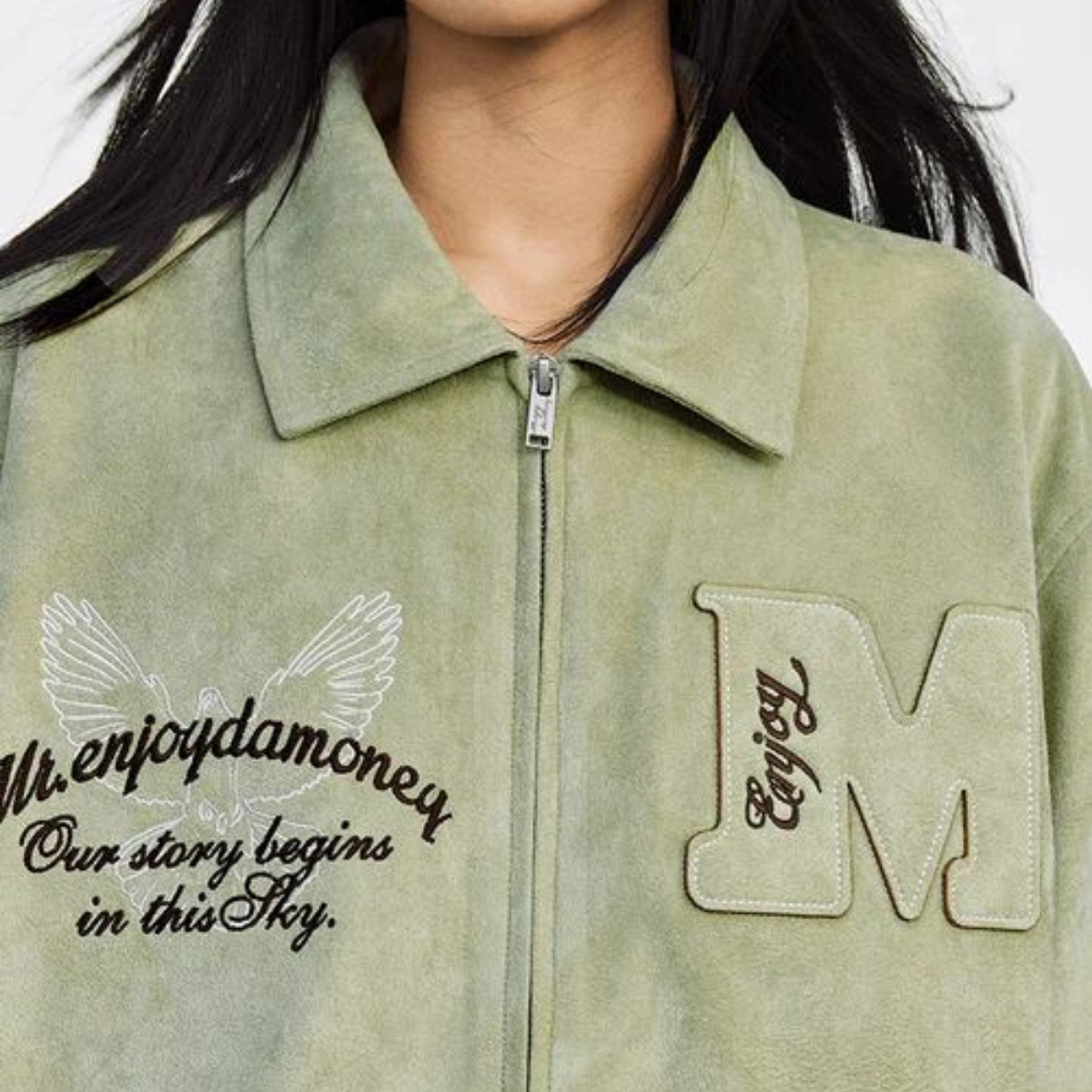 Peace Doves Leather Jacket