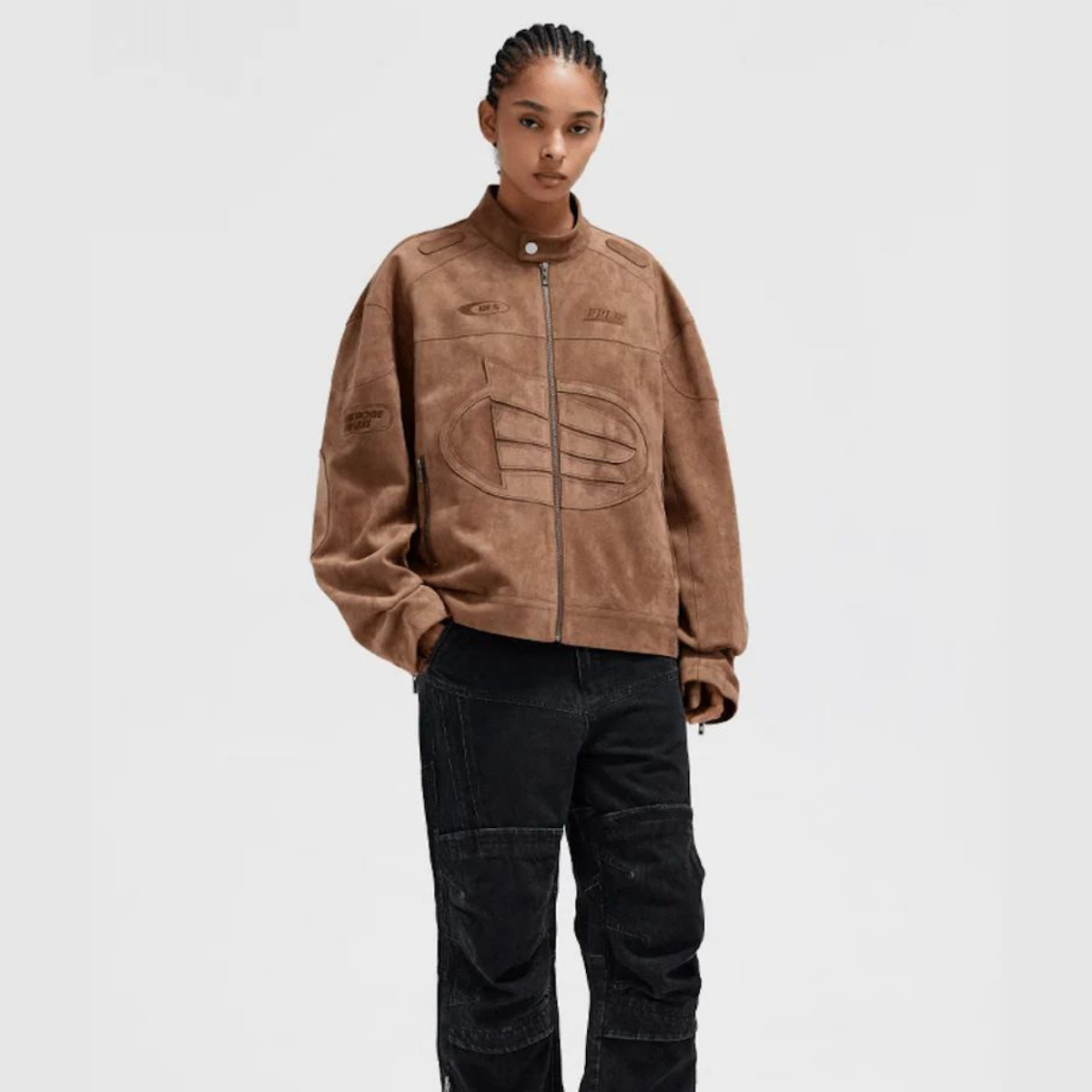 Vintage B Lederjacke