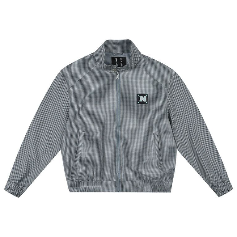Pied-de-Poule Tracksuit Jacket
