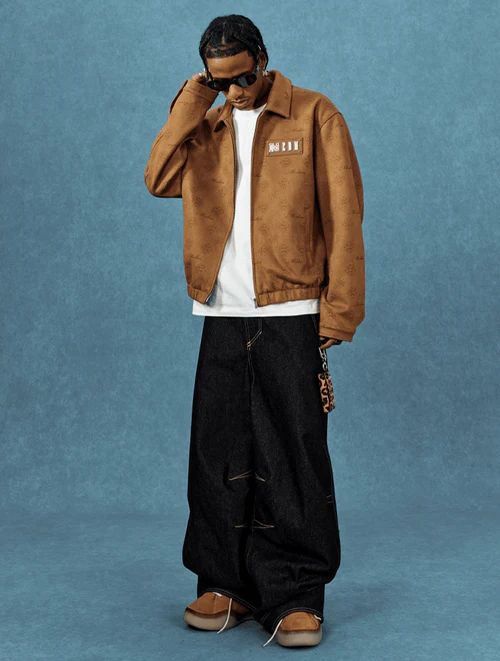 Monogram Suede Jacket