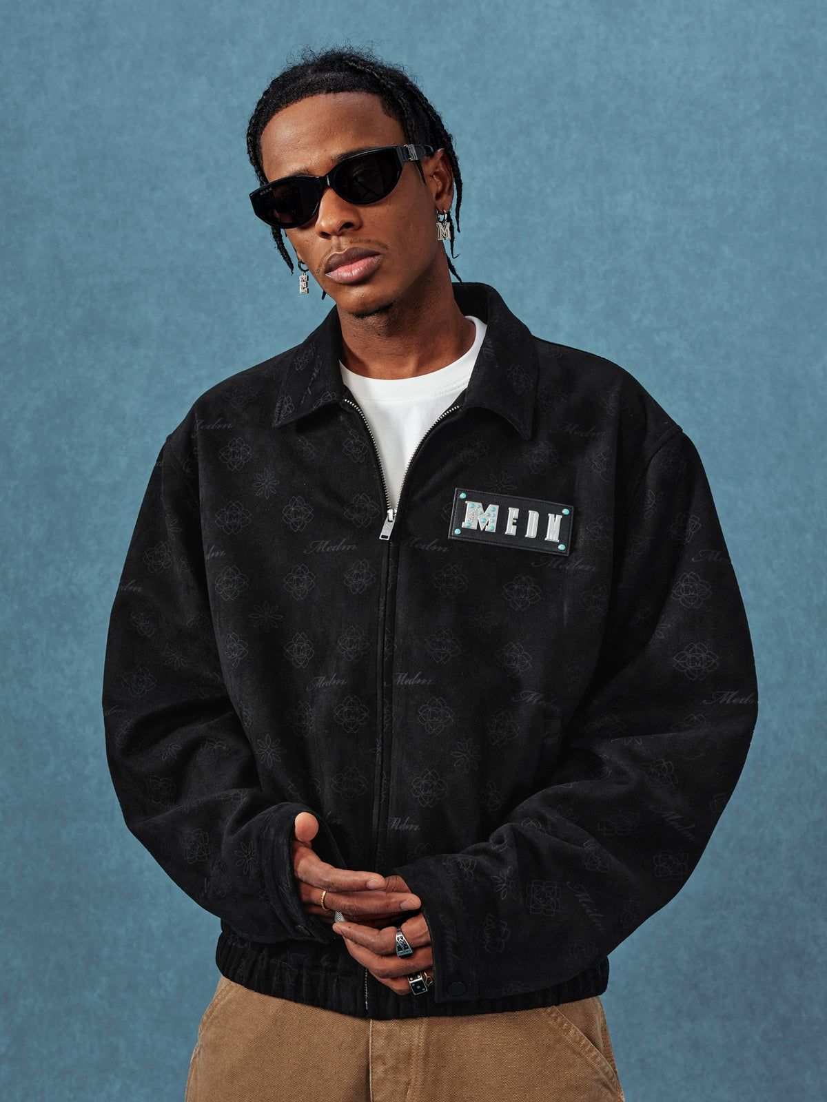 Monogram Suede Jacket