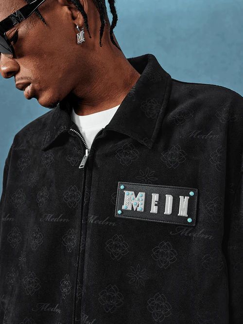 Monogram Suede Jacket