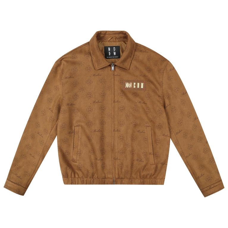 Monogram Suede Jacket