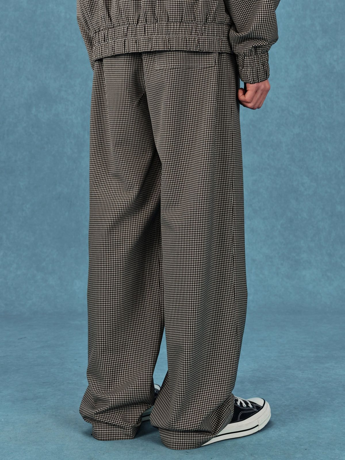 Pied-de-Poule Trackpants