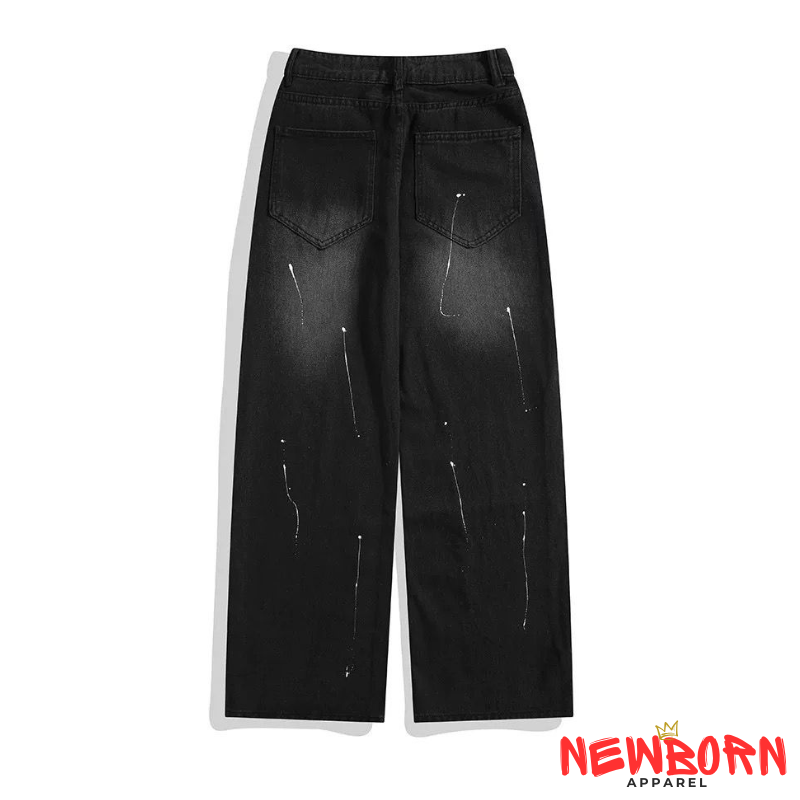 Noir Drip Jeans
