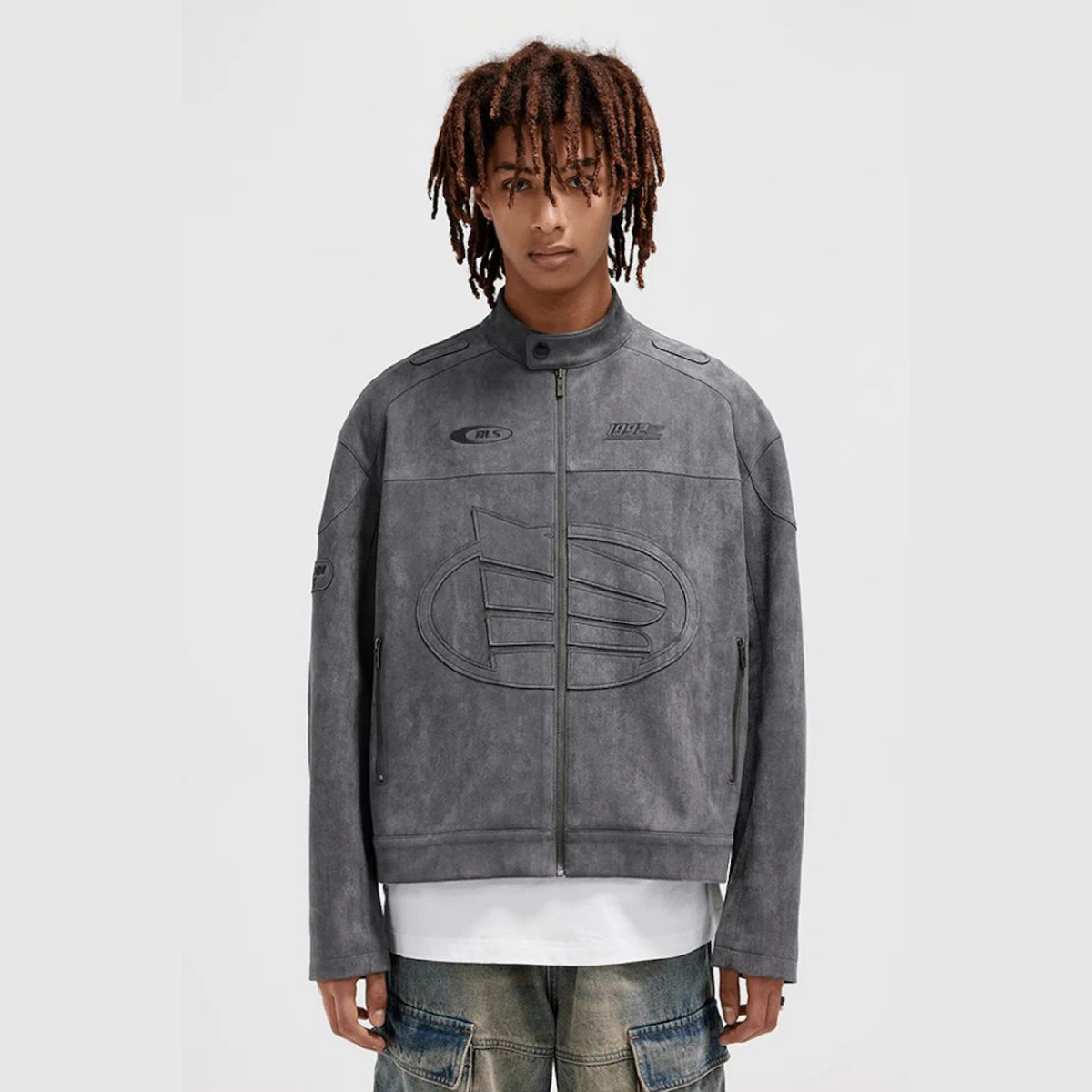 Vintage B Lederjacke