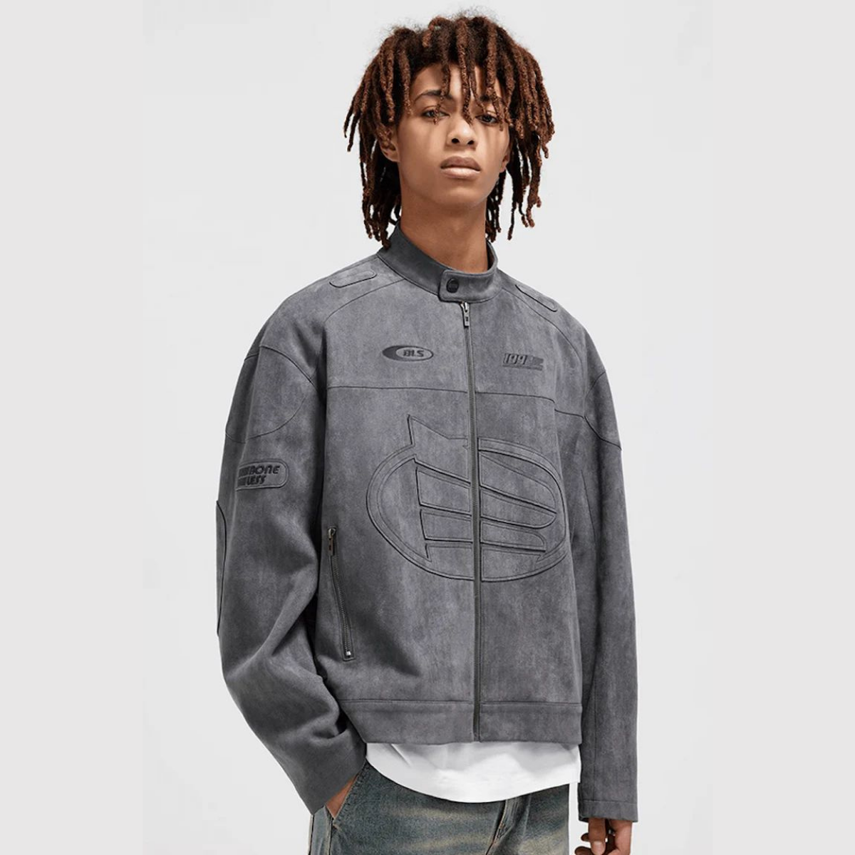 Vintage B Lederjacke