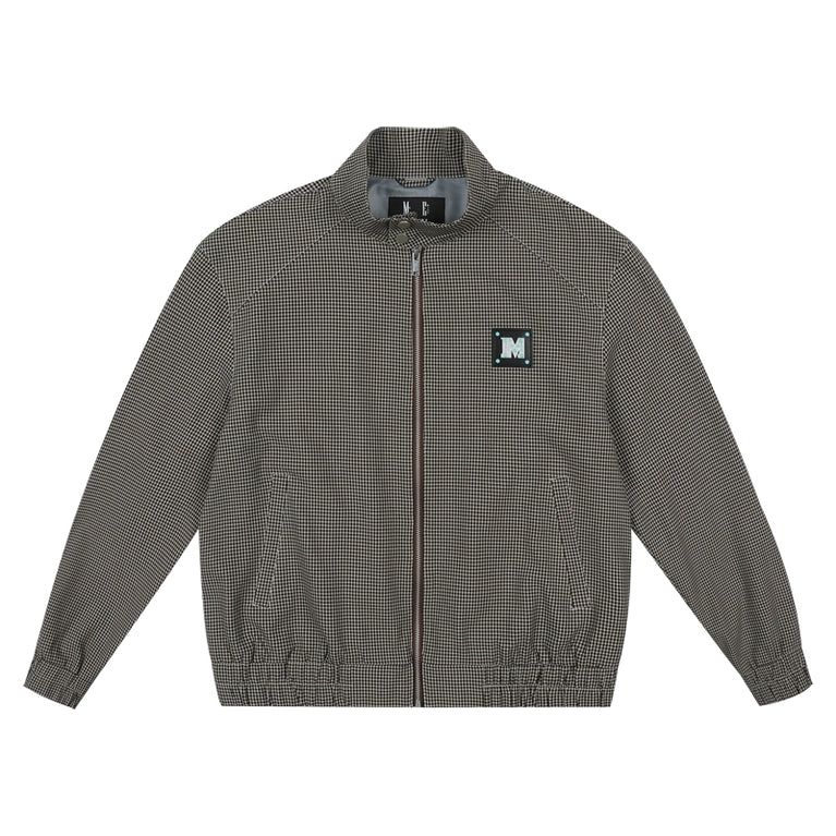 Pied-de-Poule Tracksuit Jacket