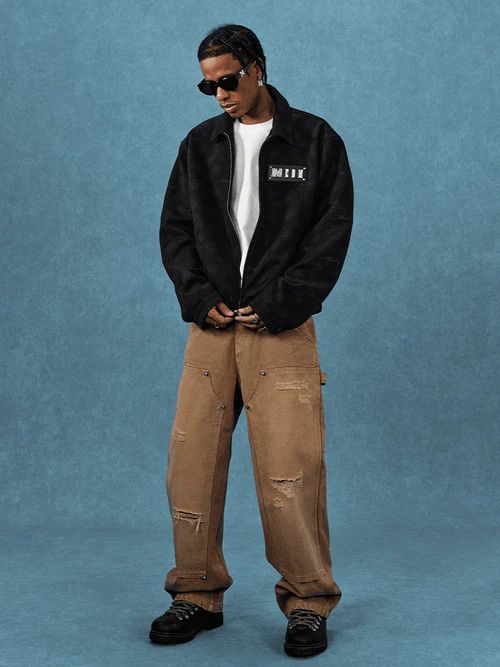 Monogram Suede Jacket